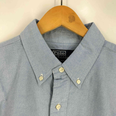 ポロバイラルフローレン Polo by RALPH LAUREN THE BIG FIT 裾ポニー刺繍 ボタンダウンシャツ メンズ import:L