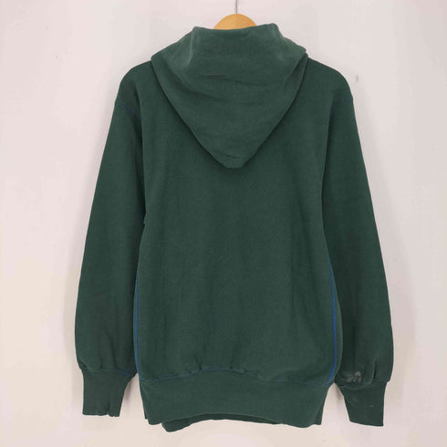 チャンピオン Champion REVERSE WEAVE 90s USA製 目有 後染め ボロ ロゴ刺繍 プルオーバーパーカー メンズ import:L