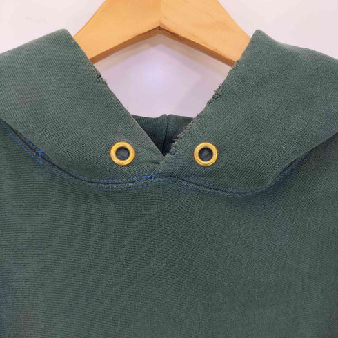 チャンピオン Champion REVERSE WEAVE 90s USA製 目有 後染め ボロ ロゴ刺繍 プルオーバーパーカー メンズ import:L