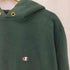 チャンピオン Champion REVERSE WEAVE 90s USA製 目有 後染め ボロ ロゴ刺繍 プルオーバーパーカー メンズ import:L