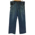 クージー COOGI 90-00S ベロアパッチワーク刺繍デザインデニムパンツ メンズ 38/34