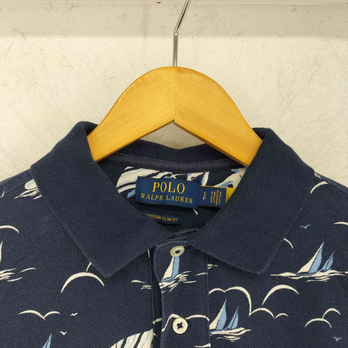 ポロラルフローレン POLO RALPH LAUREN ヨット柄 ポロシャツ メンズ import:S