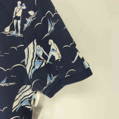 ポロラルフローレン POLO RALPH LAUREN ヨット柄 ポロシャツ メンズ import:S