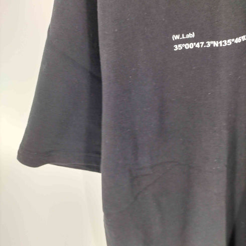 ダブルタップス WTAPS 24SS 京都ラボ オープンニング記念 ラメ プリント Tシャツ メンズ JPN:5