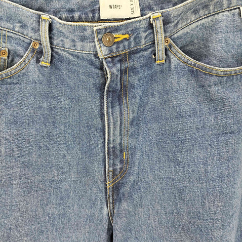 ダブルタップス WTAPS 23AW BLUES STRAIGHT TROUSERS COTTON. DENIM 14oz LONG LIVE デニム ストレート トラウザーズ メンズ JPN:4