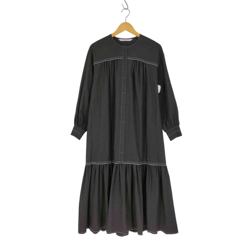 レイビームス Ray BEAMS 配色ステッチギャザーワンピース レディース