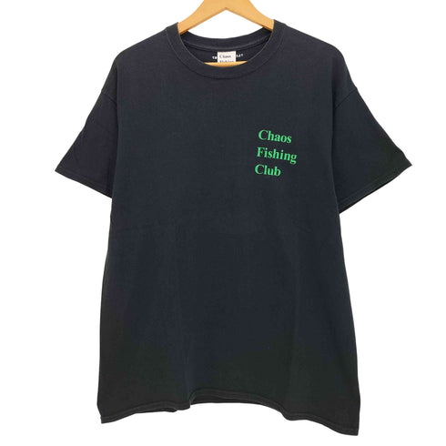 カオスフィッシングクラブ chaos fishing club コットン 両面プリント クルーネックTシャツ メンズ JPN:L