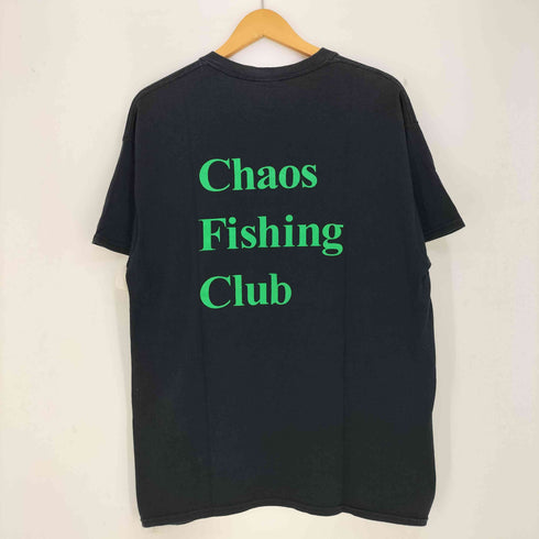 カオスフィッシングクラブ chaos fishing club コットン 両面プリント クルーネックTシャツ メンズ JPN:L