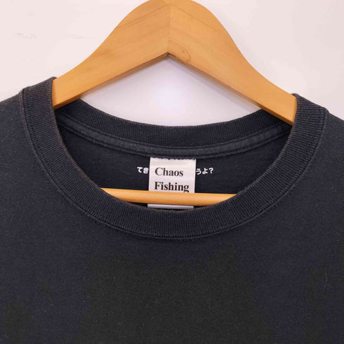カオスフィッシングクラブ chaos fishing club コットン 両面プリント クルーネックTシャツ メンズ JPN:L