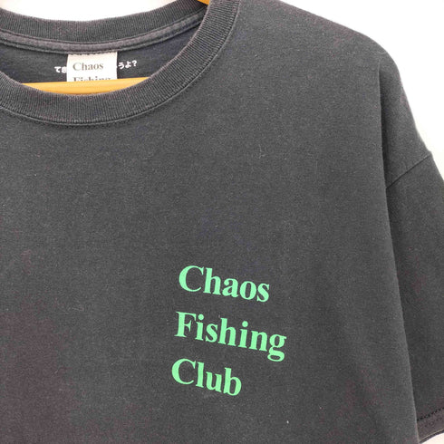 カオスフィッシングクラブ chaos fishing club コットン 両面プリント クルーネックTシャツ メンズ JPN:L