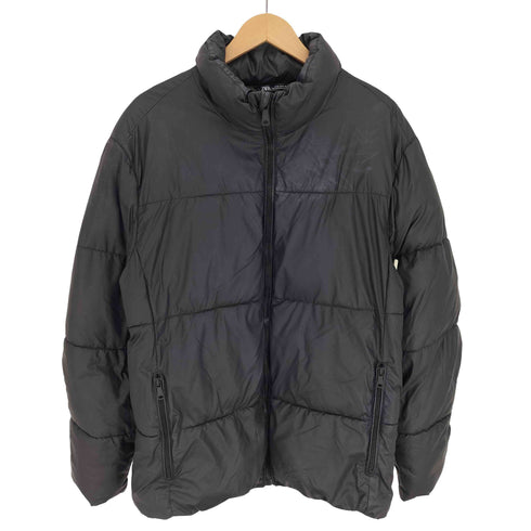 ザラ ZARA RUBBERISED PUFFER JCT ラバーライズド パファー ジャケット メンズ import:XL