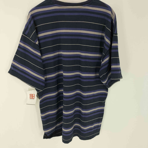 ダブルタップス WTAPS 23SS BDY 02/SS/COTTON.TEXTILE.SIGN ボーイ ボーダー ロゴ 刺繍 Tシャツ メンズ JPN:4
