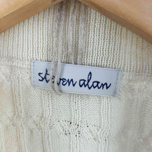 スティーブンアラン Steven Alan ケーブル ハイネック ノースリーブ ニット レディース FREE