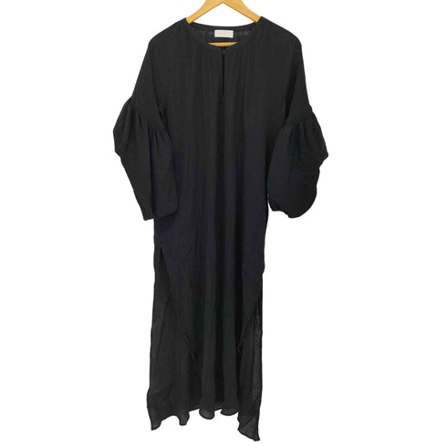 リヴドロワ RIVE DROITE シャーリングラウンドヘムワンピース レディース FREE