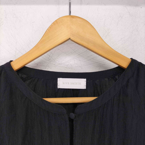 リヴドロワ RIVE DROITE シャーリングラウンドヘムワンピース レディース FREE