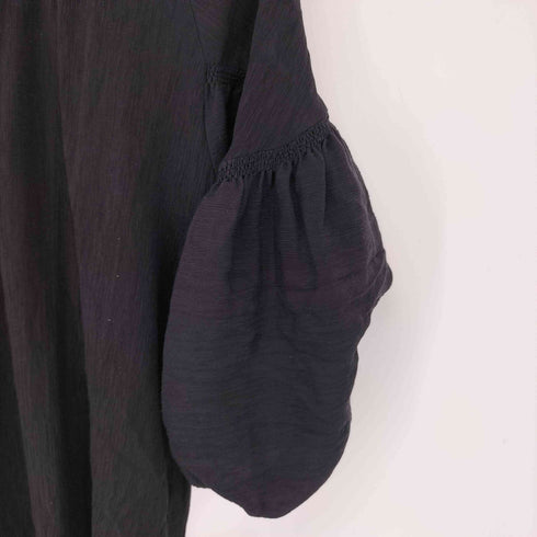 リヴドロワ RIVE DROITE シャーリングラウンドヘムワンピース レディース FREE