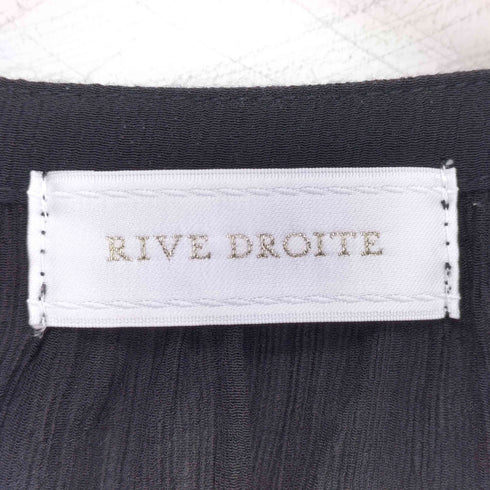 リヴドロワ RIVE DROITE シャーリングラウンドヘムワンピース レディース FREE