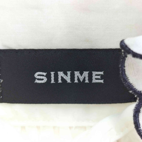 シンメ SINME スカラエンブロイダリーシャツ レディース JPN:M