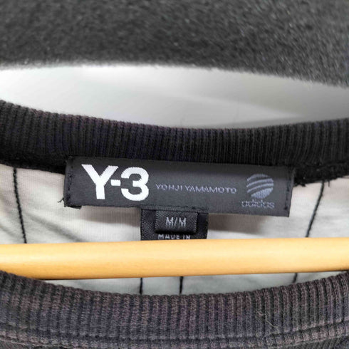 ワイスリー Y-3 ロゴプリントスウェットトレーナー メンズ M/M