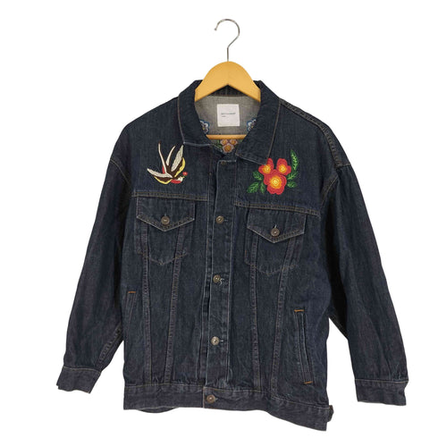 バックナンバー BACK NUMBER 刺繍 デニムトラッカージャケット メンズ JPN:L