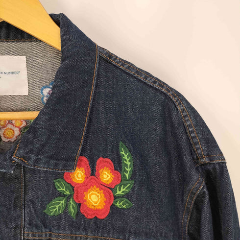 バックナンバー BACK NUMBER 刺繍 デニムトラッカージャケット メンズ JPN:L