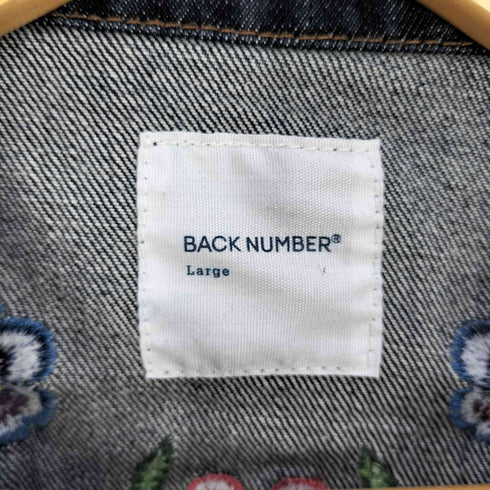 バックナンバー BACK NUMBER 刺繍 デニムトラッカージャケット メンズ JPN:L