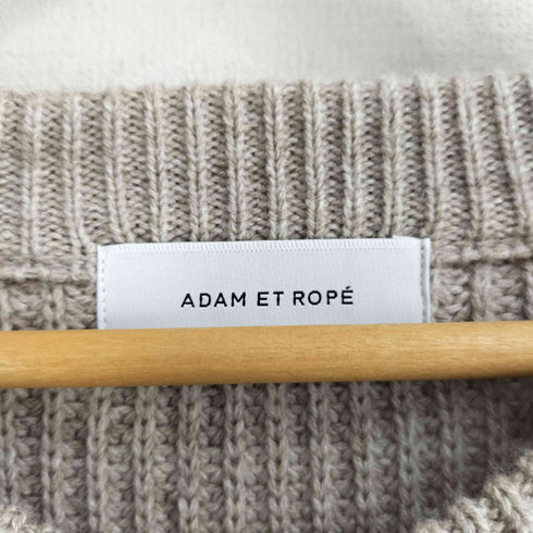 アダムエロペ Adam et Rope 22AW オーバーサイズケーブルニットカーディガン メンズ JPN:M