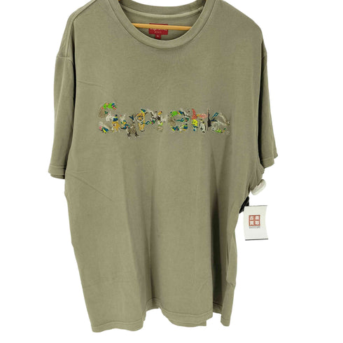 シュプリーム Supreme 23SS Animal Kingdom S/S Top アニマル キングダム 刺繍 Tシャツ メンズ import:XL