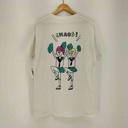 カオスフィッシングクラブ chaos fishing club 両面プリント クルーネックTシャツ メンズ JPN:L