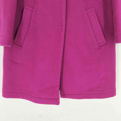 ロンドントラディション LONDON TRADITION イギリス製 ノーカラーウールコート レディース 36