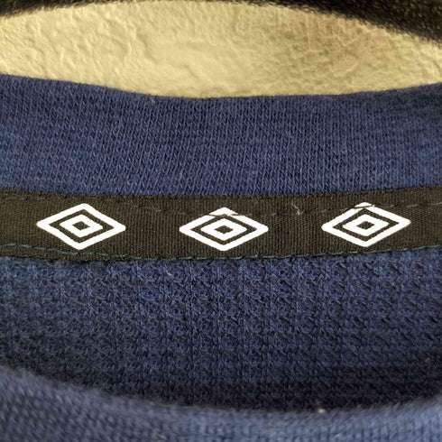 アンブロ UMBRO ロゴ刺繍 サーマル ロングスリーブTシャツ メンズ