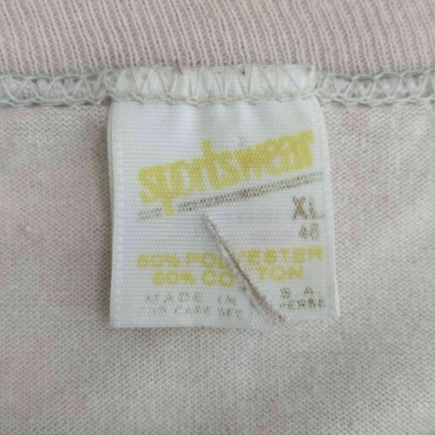 スポーツウエア Sportswear 70s~80s USA製 プリント クルーネックTシャツ メンズ import:XL