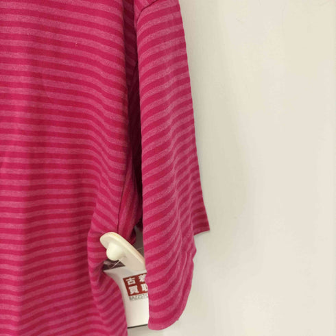 フルーツオブザルーム FRUIT OF THE LOOM USA製 ボーダークルーネックTシャツ シングルステッチ メンズ import:XL