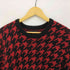 ステューシー Stussy Houndstooth Swaeter ウール アクリル ハウンドトゥース クルーネック ニット 千鳥格子 メンズ import:XL
