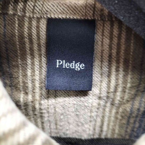 プレッジ Pledge ネルシャツ メンズ JPN:46
