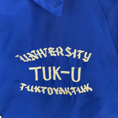 刺繍ナイロンコーチジャケット メンズ