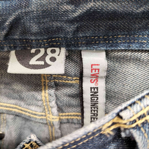 リーバイス Levis Y2K ENGINEERED JEANS 立体裁断 3Dデニム スリム メンズ 28