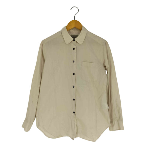 マーガレットハウエル MARGARET HOWELL 丸襟 コットンウール シャツ レディース JPN:2