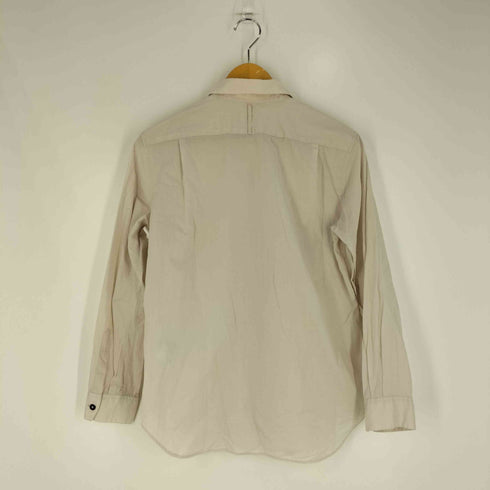 マーガレットハウエル MARGARET HOWELL 丸襟 コットンウール シャツ レディース JPN:2