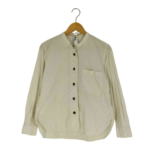 エムエイチエル MHL. GARMENT DYE BASIC POPLIN バンドカラーシャツ レディース JPN:1