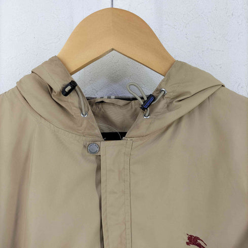 バーバリーブルーレーベル BURBERRY BLUE LABEL ロゴ刺繍 裏地メッシュ アノラックパーカー メンズ import:L