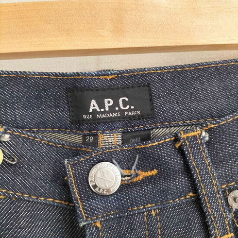 アーペーセー A.P.C. RUE MADAME PARIS ボタンフライ デニムパンツ メンズ 29