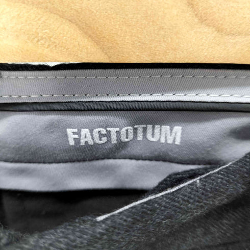 ファクトタム FACTOTUM 裾リブ ウール スラックス メンズ JPN:44