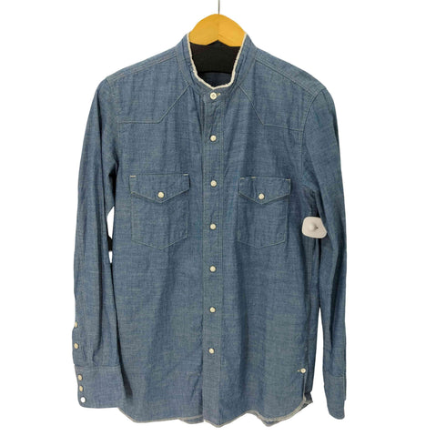 ノンネイティブ nonnative ノーカラー ウエスタン シャンブレーシャツ メンズ JPN:0
