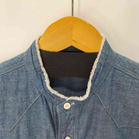 ノンネイティブ nonnative ノーカラー ウエスタン シャンブレーシャツ メンズ JPN:0