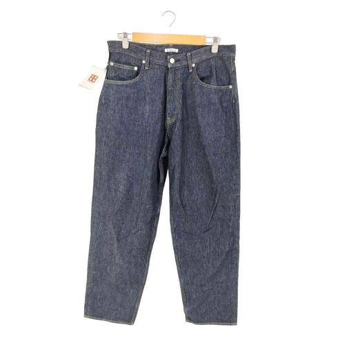 オーラリー AURALEE HARD TWIST DENIM WIDE PANTS ハード ツイスト デニム ワイドパンツ メンズ 34
