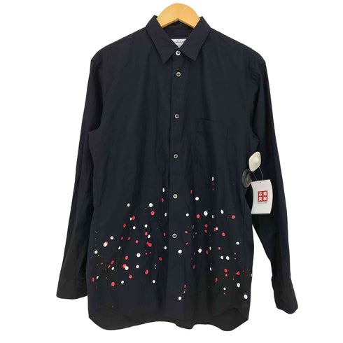 コムデギャルソンシャツ COMME des GARCONS SHIRT 15AW スプラッターペイント 長袖シャツ メンズ JPN:M