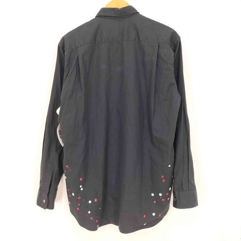 コムデギャルソンシャツ COMME des GARCONS SHIRT 15AW スプラッターペイント 長袖シャツ メンズ JPN:M