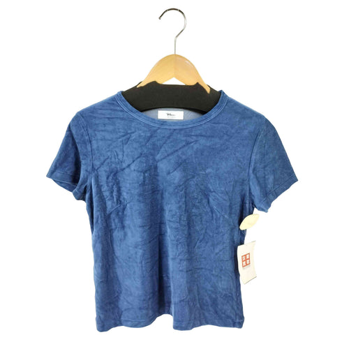 ロンハーマン Ron Herman ベロア ショートスリーブティー Tシャツ レディース import:XS
