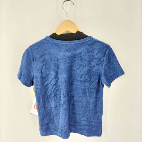 ロンハーマン Ron Herman ベロア ショートスリーブティー Tシャツ レディース import:XS